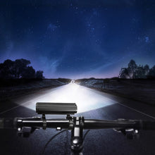 Load image into Gallery viewer, Aluminum Horizontal Mount Bike High-brightness Headlight White Yellow Dual Light Source Type-C Charging Night Riding Warning Light Cycling Accessory
