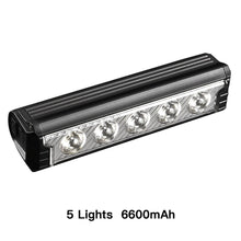 Load image into Gallery viewer, Aluminum Horizontal Mount Bike High-brightness Headlight White Yellow Dual Light Source Type-C Charging Night Riding Warning Light Cycling Accessory
