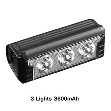 Load image into Gallery viewer, Aluminum Horizontal Mount Bike High-brightness Headlight White Yellow Dual Light Source Type-C Charging Night Riding Warning Light Cycling Accessory
