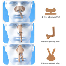Load image into Gallery viewer, 10PCS Nasogastric Tube Fixation Tape Breathable Hypoallergenic Skin Tone Waterproof Medical Tape for NG Tube Nasal Bridge Strip
