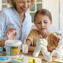 Load image into Gallery viewer, Creative Clone Finger Model DIY Plaster Hand Mold Kit for Kids Family Lovers Craft Activity Make Your Own Keepsake for Parent-Child Toy
