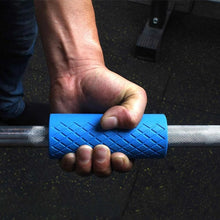 Load image into Gallery viewer, 2PCS Dumbbell and Barbell Grip Sleeve Thickened Anti-Slip Silicone Handle Cover Fitness Equipment Accessories
