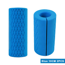 Load image into Gallery viewer, 2PCS Dumbbell and Barbell Grip Sleeve Thickened Anti-Slip Silicone Handle Cover Fitness Equipment Accessories
