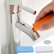 Load image into Gallery viewer, 2PCS Stainless Steel Cleaning Eraser Multi-Purpose Limescale and Rust Remover Wet Sponge For Kitchen Bathroom Glass Faucet
