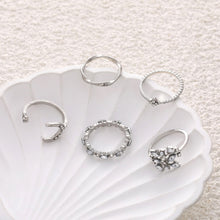 Load image into Gallery viewer, 10Pcs Punk Bohemian Metal Ring Set Vintage Geometric Moon Star Snake Open Ring Fashion Jewelry Accessories Gift For Women
