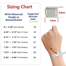 Load image into Gallery viewer, 9mm Stainless Steel DIY Accessories Gold Italian Charm Links Moon Flower Ocean Fashion Jewelry Bracelet Accessories
