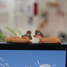 Load image into Gallery viewer, Cute Dachshund Decorative Epoxy Resin Ornaments Office Desktop Home Decoration Healing Stress-Relieving Gift
