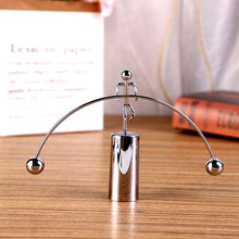 Load image into Gallery viewer, Creative Meatl Figure Weightlifting Balance Craft Ornament Swinging Balance Ball Toy Desk Decoration Home Office Stress Relief
