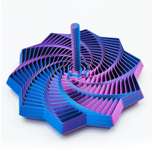 Load image into Gallery viewer, 3D Printed Fractal Fidget Star Expanded Sensory Hexagon Spinner Geometric Home Desk Decoration Ornament Stress Relief Toy
