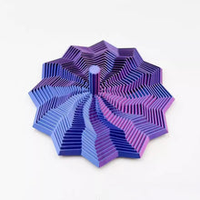 Load image into Gallery viewer, 3D Printed Fractal Fidget Star Expanded Sensory Hexagon Spinner Geometric Home Desk Decoration Ornament Stress Relief Toy
