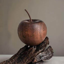 Load image into Gallery viewer, Wooden Essential Oil Diffuser Apple Shaped Aromatherapy Ornament Portable Fragrance Diffuser Creative Home Car Decoration
