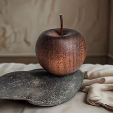 Load image into Gallery viewer, Wooden Essential Oil Diffuser Apple Shaped Aromatherapy Ornament Portable Fragrance Diffuser Creative Home Car Decoration
