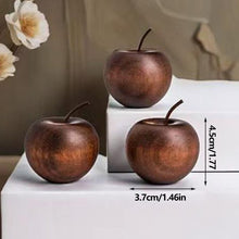 Load image into Gallery viewer, Wooden Essential Oil Diffuser Apple Shaped Aromatherapy Ornament Portable Fragrance Diffuser Creative Home Car Decoration
