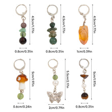 Load image into Gallery viewer, Colorful Beads Crystal Butterfly Tassel Hair Braid Rings Ethnic Style Short Hair Chains Fashion Braiding Hair Accessories for Girls
