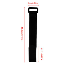Load image into Gallery viewer, 10PCS Self-Adhesive Fabric Fastener Strip for Fishing Rod Hook and Loop Tie with Buckle Fishing Tackle Cable Management Binding Strap
