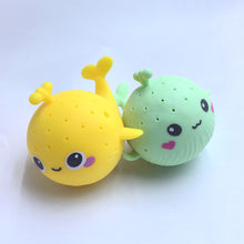 Load image into Gallery viewer, Soft Sponge Whale Bath Toy Water Absorbing Squeeze Stress Relief Toy Children Water Play Accessory
