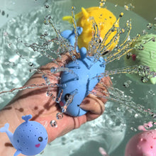 Load image into Gallery viewer, Soft Sponge Whale Bath Toy Water Absorbing Squeeze Stress Relief Toy Children Water Play Accessory

