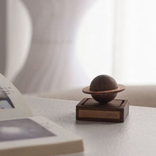 Load image into Gallery viewer, Walnut Wood Jupiter Orbit Diffuser Planetary Aromatherapy Incense Ornament Creative Home Dorm Decoration
