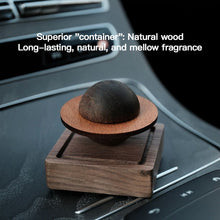 Load image into Gallery viewer, Walnut Wood Jupiter Orbit Diffuser Planetary Aromatherapy Incense Ornament Creative Home Dorm Decoration
