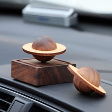 Load image into Gallery viewer, Walnut Wood Jupiter Orbit Diffuser Planetary Aromatherapy Incense Ornament Creative Home Dorm Decoration
