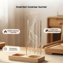 Load image into Gallery viewer, 2 In 1 Incense Holder Removable Glass Ash Catcher Anti Ash Flying Incense Burner Multifunctional Incense Stick Organizer Home Decoration
