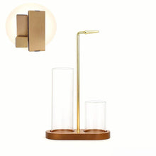 Load image into Gallery viewer, 2 In 1 Incense Holder Removable Glass Ash Catcher Anti Ash Flying Incense Burner Multifunctional Incense Stick Organizer Home Decoration
