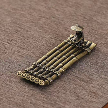 Load image into Gallery viewer, Fisherman Boat Shaped Incense Burne Incense Holder Retro Aromatherapy Ornament Creative Sandalwood Incense Insert Home Decoration
