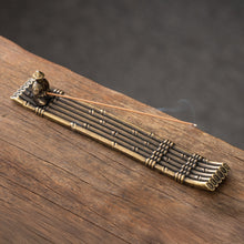 Load image into Gallery viewer, Fisherman Boat Shaped Incense Burne Incense Holder Retro Aromatherapy Ornament Creative Sandalwood Incense Insert Home Decoration
