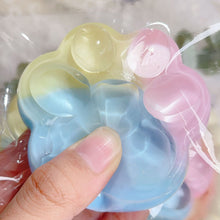Load image into Gallery viewer, Three Color Rainbow Cat Paw Slow Rebound Squishy Toy Soft Pinch Stress Relief Squeeze Toy For Kids Adults Gift
