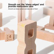 Load image into Gallery viewer, Wooden Number Blocks 3D Puzzle Balance Game Educational Toy Montessori Math Toy Number Cognition Stacking Toy For Kid
