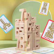 Load image into Gallery viewer, Wooden Number Blocks 3D Puzzle Balance Game Educational Toy Montessori Math Toy Number Cognition Stacking Toy For Kid
