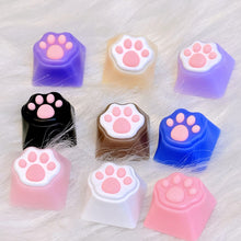 Load image into Gallery viewer, 1/4Pcs Cute Cat Claw Keycaps Mechanical Keyboard Replacement Key Caps WASD Directional Keys Cross-Axis Keyboard
