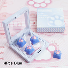 Load image into Gallery viewer, 1/4Pcs Cute Cat Claw Keycaps Mechanical Keyboard Replacement Key Caps WASD Directional Keys Cross-Axis Keyboard
