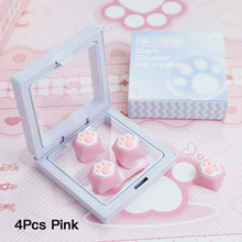 Load image into Gallery viewer, 1/4Pcs Cute Cat Claw Keycaps Mechanical Keyboard Replacement Key Caps WASD Directional Keys Cross-Axis Keyboard
