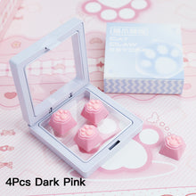 Load image into Gallery viewer, 1/4Pcs Cute Cat Claw Keycaps Mechanical Keyboard Replacement Key Caps WASD Directional Keys Cross-Axis Keyboard
