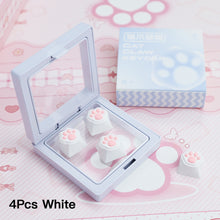 Load image into Gallery viewer, 1/4Pcs Cute Cat Claw Keycaps Mechanical Keyboard Replacement Key Caps WASD Directional Keys Cross-Axis Keyboard
