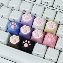 Load image into Gallery viewer, 1/4Pcs Cute Cat Claw Keycaps Mechanical Keyboard Replacement Key Caps WASD Directional Keys Cross-Axis Keyboard
