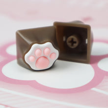Load image into Gallery viewer, 1/4Pcs Cute Cat Claw Keycaps Mechanical Keyboard Replacement Key Caps WASD Directional Keys Cross-Axis Keyboard
