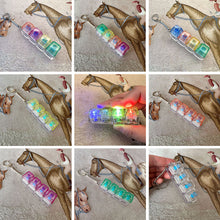 Load image into Gallery viewer, LED Transparent Keycap Keychain Fidget Toys Clicker Gadget Stress Relief Sensory Toy For Adults Kids Bag Charm Accessories
