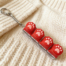 Load image into Gallery viewer, Silicone Cat Claw Keychain Mobile Phone Backpack Ornament Pendant Accessory Desktop Fingertip Press Stress Relief Toy
