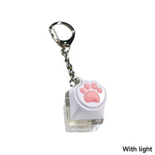 Load image into Gallery viewer, Cute Cat Claw KeyChain Keycap Tester Decompression Toy Mobile Phone Backpack Pendant Desktop Decoration Accessory Gift
