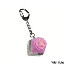 Load image into Gallery viewer, Cute Cat Claw KeyChain Keycap Tester Decompression Toy Mobile Phone Backpack Pendant Desktop Decoration Accessory Gift
