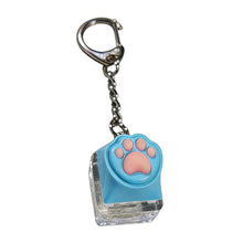 Load image into Gallery viewer, Cute Cat Claw KeyChain Keycap Tester Decompression Toy Mobile Phone Backpack Pendant Desktop Decoration Accessory Gift
