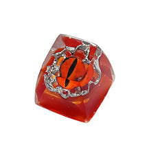 Load image into Gallery viewer, Evil Eyes Cartoon Epoxy Resin Keycaps Mechanical Keyboard Buttons Replacement Bottom Keycap Gift
