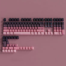 Load image into Gallery viewer, Gradient Color Side Printed Shine PBT Double Shot Keycaps Mechanical Keyboard Keycaps OEM Profile Gaming Keyboard 130 Plus Key Caps
