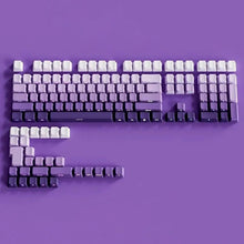 Load image into Gallery viewer, Gradient Color Side Printed Shine PBT Double Shot Keycaps Mechanical Keyboard Keycaps OEM Profile Gaming Keyboard 130 Plus Key Caps
