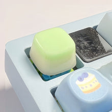 Load image into Gallery viewer, 3D Jelly Pudding Resin Keycap Simulation Caramel Mango Jelly Cute Cartoon DIY Personalized Cross Shaft Key Cap For Mechanical Keyboard
