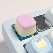Load image into Gallery viewer, 3D Jelly Pudding Resin Keycap Simulation Caramel Mango Jelly Cute Cartoon DIY Personalized Cross Shaft Key Cap For Mechanical Keyboard
