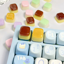 Load image into Gallery viewer, 3D Jelly Pudding Resin Keycap Simulation Caramel Mango Jelly Cute Cartoon DIY Personalized Cross Shaft Key Cap For Mechanical Keyboard
