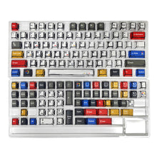 Load image into Gallery viewer, Comic Style PBT Keycaps 136 Keys Full Set Minimalist Colorful For Gaming Mechanical Keyboard
